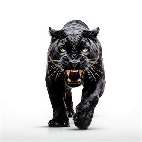 Premium AI Image | illustration engaging way to showcase black panther roar