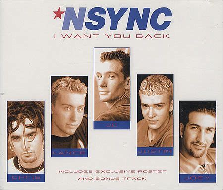 Nsync - I Want You Back | Nsync, Want you back, Songs