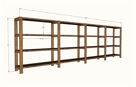 Ana White | Easy, Economical Garage Shelving from 2x4s - DIY Projects