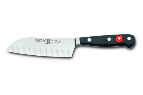 Wusthof Classic 5in Santoku Knife Hollow Edge 4182 | MetroKitchen