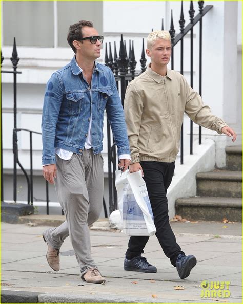 Jude Law Steps Out with His Model Son Rafferty in London!: Photo ...