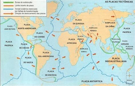 Mapa Conceptual Placas Tectonicas