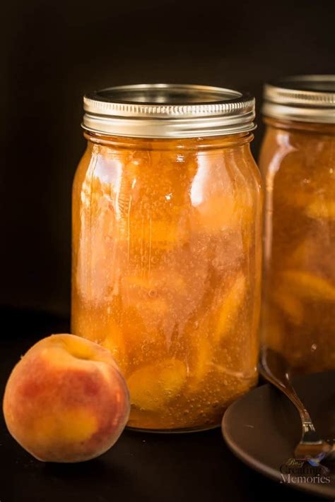 Homemade Canned Peach Pie Filling Recipe with Honey!