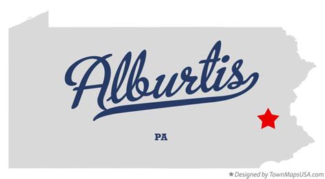 Map of Alburtis, PA, Pennsylvania