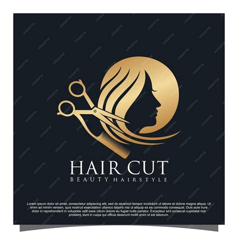 Premium Vector | Hair cut logo design premium vector