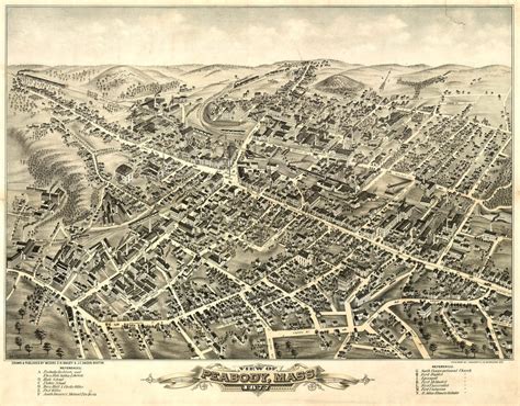 Historic Map - Peabody, MA - 1877 | World Maps Online