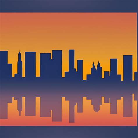 City Sunset Poster · Creative Fabrica