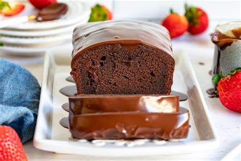 Moist Chocolate Pound Cake Loaf - Tabitomo