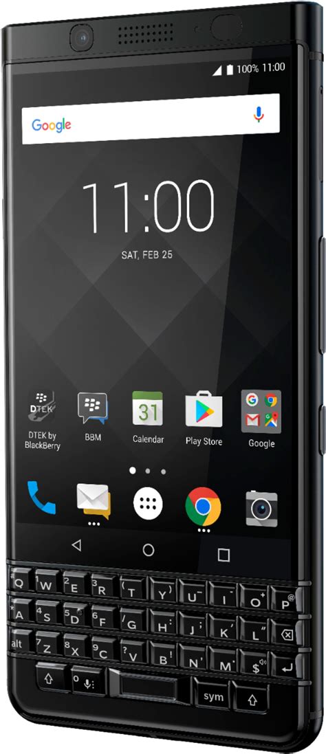 BlackBerry KEYone 4G LTE with 64GB Memory Cell Phone (Unlocked) Black PRD-63116-039 - Best Buy