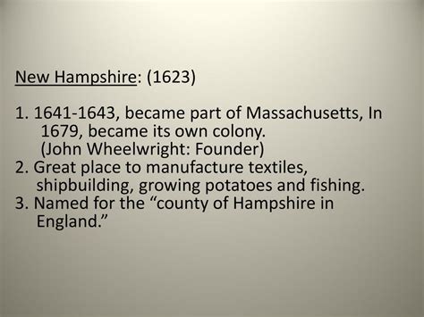 The New England Colonies - ppt download