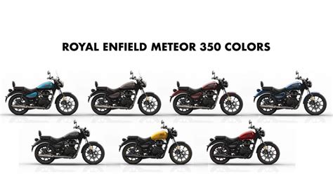 Royal Enfield Meteor 350 Colors : Fireball, Stellar, Supernova - GaadiKey