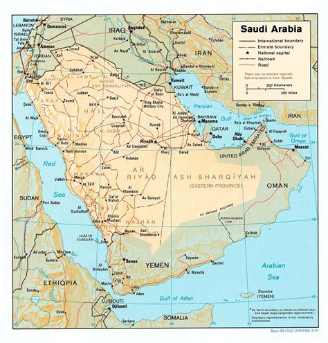 Saudi Arabia Maps - Perry-Castañeda Map Collection - UT Library Online