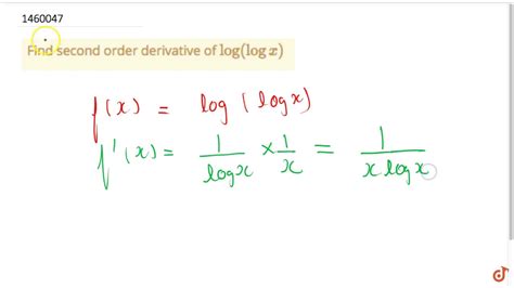 Find the derivative of log - qleromission