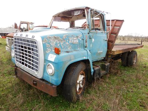 FORD 7000 FLATBED TRUCK; VIN/SN:UVHA9280 --S/A, CAT 3208 DIESEL ENGINE ...