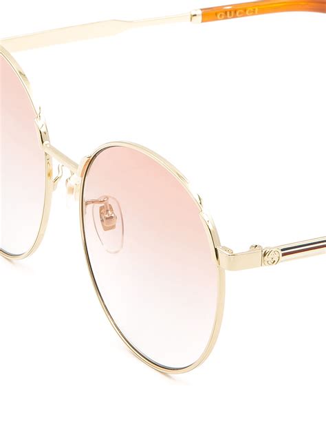 Sunglasses Gucci - Round frame sunglasses - GG0206SK4 | iKRIX.com