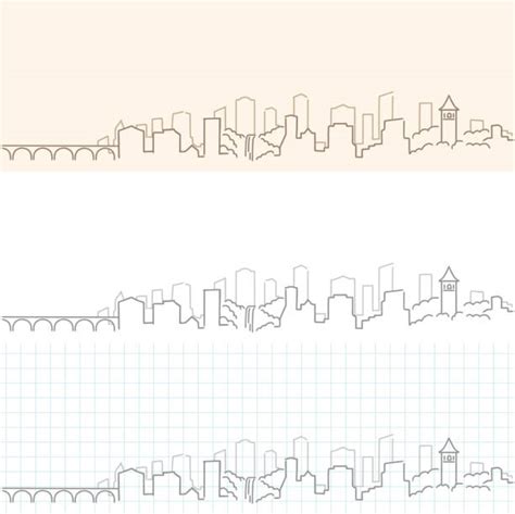 30+ Minneapolis Skyline Drawing Stock Illustrations, Royalty-Free ...