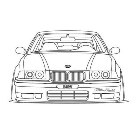 Pinterest | Bmw sketch, Bmw art, Bmw e36