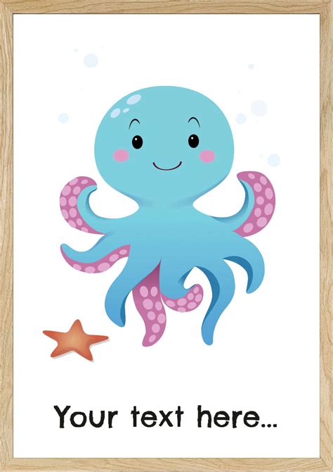 Octopus - Poster for Kids – Kids Posters Australia