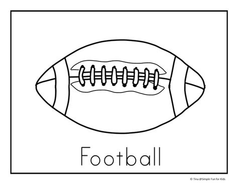 Football Coloring Pages - Simple Fun for Kids