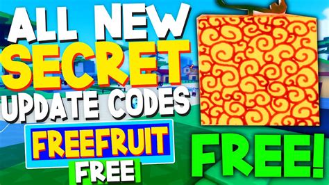 ALL 6 NEW *FREE FRUIT* CODES in ONE FRUIT SIMULATOR CODES! (Roblox One ...