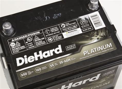 DieHard Platinum AGM-35 Car Battery Review - Consumer Reports