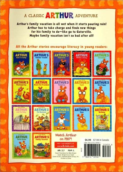 Arthur's Family Vacation (Arthur Adventures Series) by Marc Brown ...