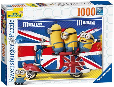 Ravensburger Minions Mania 1000 Piece Jigsaw Puzzle Game 4005556195565