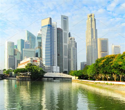 Skyline of Singapore downtown | High-Quality Architecture Stock Photos ...