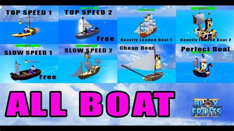 How to get all the boats in Blox Fruits【 TodoRBX 】April 2023