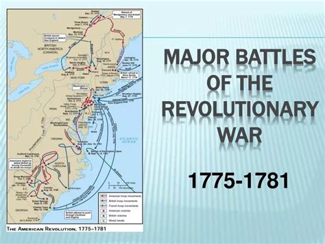 PPT - MAJOR Battles of the REVOLUTIONARY WAR PowerPoint Presentation - ID:1281604