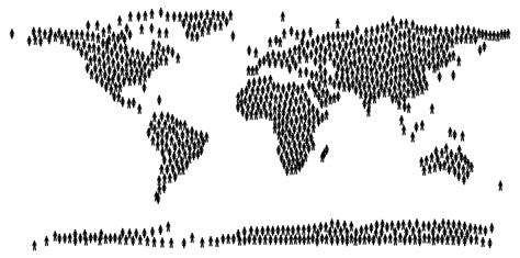 People world map | Public domain vectors