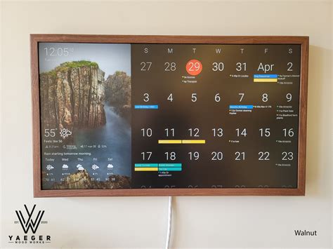 27in Smart Calendar / Smart Wall Display / Photo Viewer | Etsy