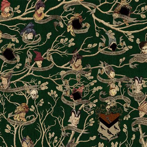 Papier Peint - The Black Family Tapestry - Harry Potter | Arbre généalogique harry potter ...