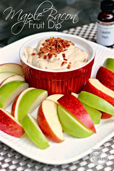 Maple-Bacon Fruit Dip featuring LorAnn Oils and Flavorings Dessert Dips ...