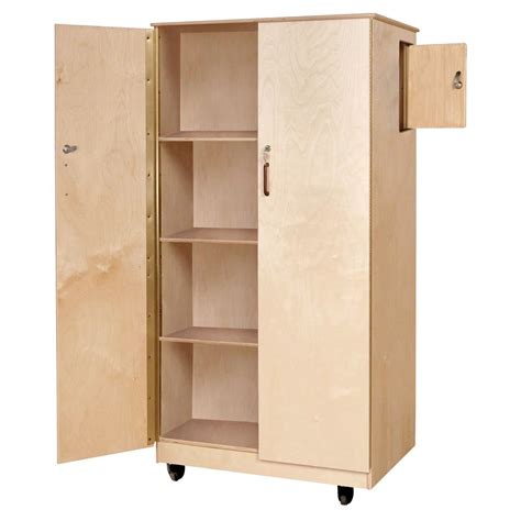 Buy Mobile Storage Cabinet for Daycare and Classroom with Hidden Compartment for Valuables ...