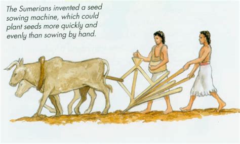 Waldorf ~ 5th grade ~ Ancient Mesopotamia ~ Sumerian Farmers with Plow | Ancient mesopotamia ...