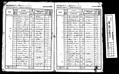 1841 Wales Census - The Heritage Lady