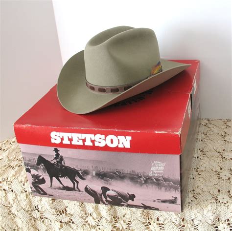 Reserved Vintage Stetson Hat and Box Cowboy Vintage | Etsy