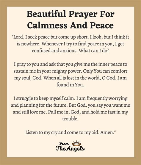 9 Strong Prayers For Inner Peace And Calm: Help From God