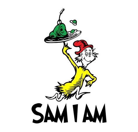 Sam I Am Dr Seuss Svg, Dr Seuss Clipart, Dr Seuss Birthday, - Inspire Uplift