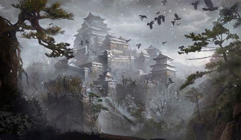 Ashina Castle Art - Sekiro: Shadows Die Twice Art Gallery | Castle art, Game concept art ...