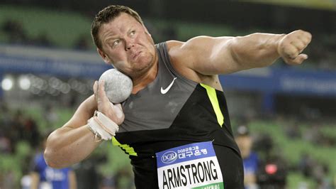 Armstrong comes back to win shot put event