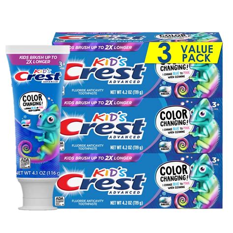 Protect Your Child's Teeth with Crest Kid's Fluoride Toothpaste, the Bubblegum Flavor Kids Love ...