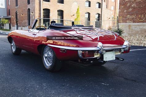 1969 Jaguar E Type Roadster Convertible 4. 2l Red / Black