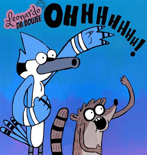 The Regular Show / Mordecai and Rigby / Cartoon Art Poster / - Etsy