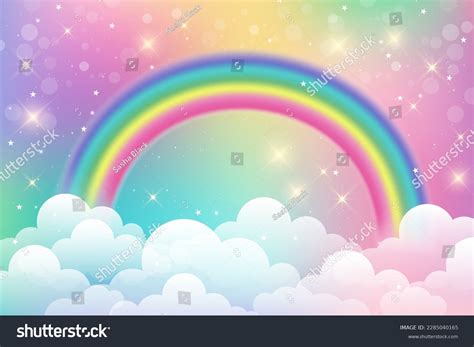 Rainbow Sky Background Wallpaper