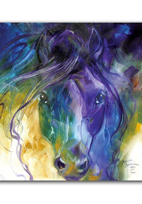 Abstract Blue Roan Wrapped Canvas | zulily | Abstract horse painting, Horse painting, Abstract horse