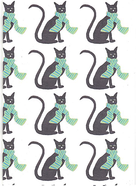 Cat Wrapping Paper. Wrapping Paper With a Cat. Original - Etsy