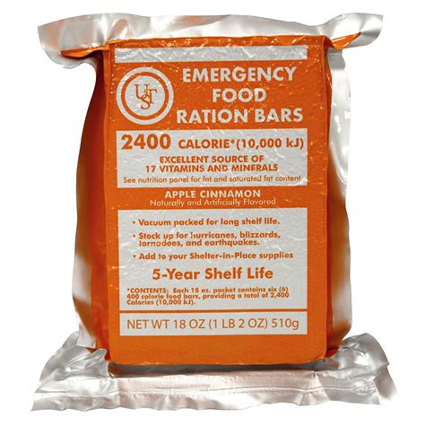 Emergency Food Ration Bars PDQ 4-Count | Wholesale ...