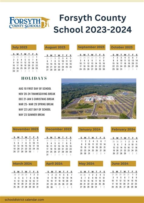 Forsyth County Schools Calendar Holidays 2023-2024